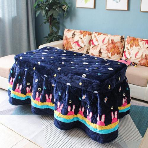 长方形烤火桌子罩套被加厚烤火罩加绒电暖桌取暖防尘罩茶几被子