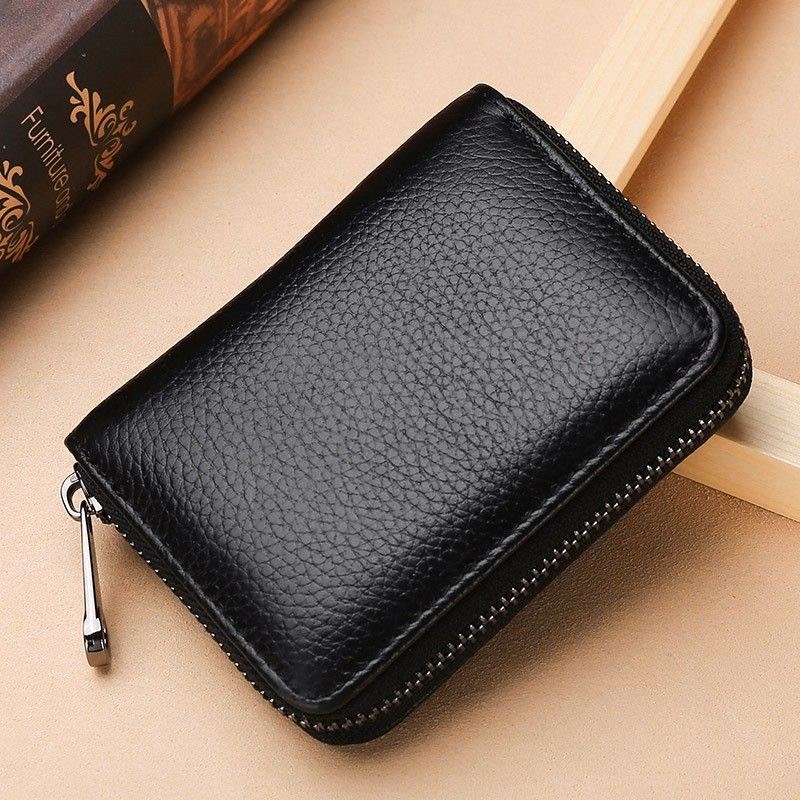 卡包男真皮防消磁多卡位大容量银行卡套防盗刷女驾驶W证证件包卡