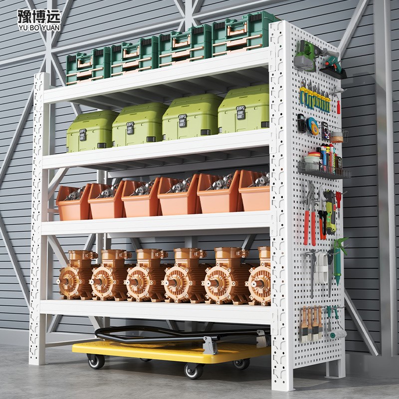 重型货架带挂板仓储多层置物架超市家用收纳M层架库房工具架带洞