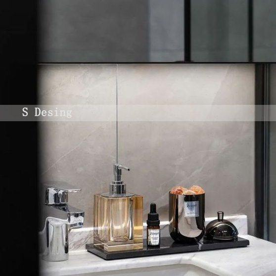 现代简约样板间卫生间洗手台浴室香薰软装饰品大理石托盘摆件,洗护清洁剂/卫生巾/纸/香薰,香薰精油,淘宝优惠券,粉丝福利购,淘宝优惠卷