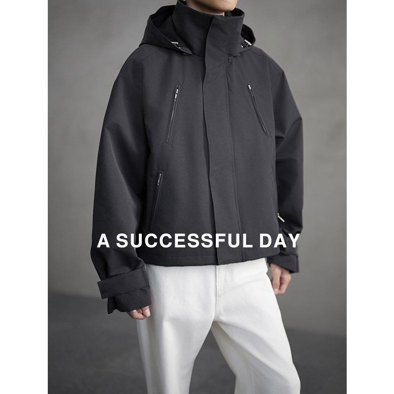 ASSDY|双层呢料复合/四片式立体剪裁/高密度老钱风春季夹克男外套,男装,夹克,淘宝优惠券,粉丝福利购,淘宝优惠卷