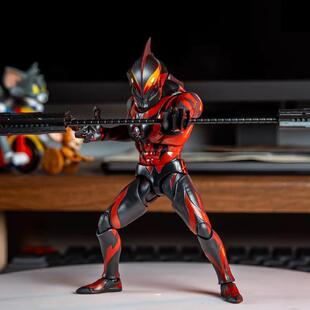 极恶贝利亚新奥特英雄手办SHF赛罗布莱泽诺亚泽塔玩具特利迦怪兽