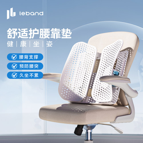 LEBAND乐班蝶形人体工学护腰靠垫 办公室专用腰枕