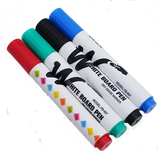 白板笔可擦大号粗头黑板笔儿童无毒墨水教师用水性彩色红蓝黑色白版笔写字办公文具易擦画板笔大容量10支盒装