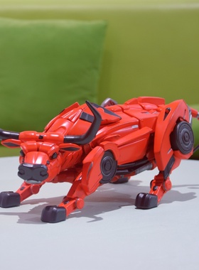 构得x毕横赛博朋克风《机械牛》树脂板原创艺术摆件潮流男生礼物