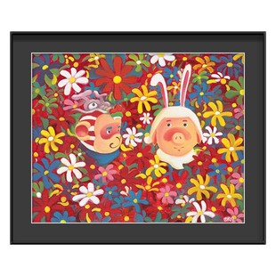 gogoodgoods陈建周版画 遇见 亲签限量200版优质客厅卧室装饰画