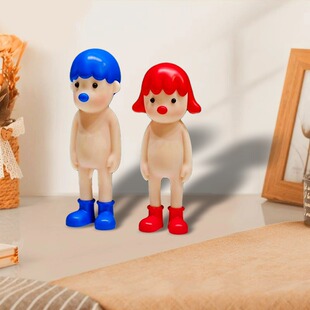 gogoodgoods 张占占雕塑 我爱你和我也爱你 潮流手办摆件情侣礼物