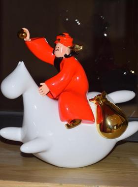 构得x小众礼品潮流艺术品桌面摆件摇摆招好运发财玄关新居礼物