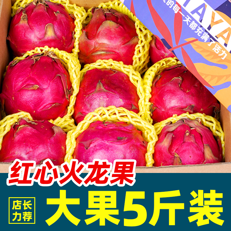 金都一号！爆甜大果！红心火龙果