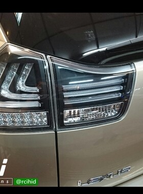 适用于04-09款雷克萨斯RX330尾灯总成RX350改装LED熏黑转向后车灯