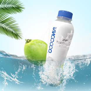 INNOCOCO泰国原装进口纯椰子水350ml瓶装青椰NFC饮料