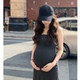 吊带连衣裙修身 时尚 显瘦纯欲辣妹内搭长裙 2026春夏新款 纯棉孕妇装