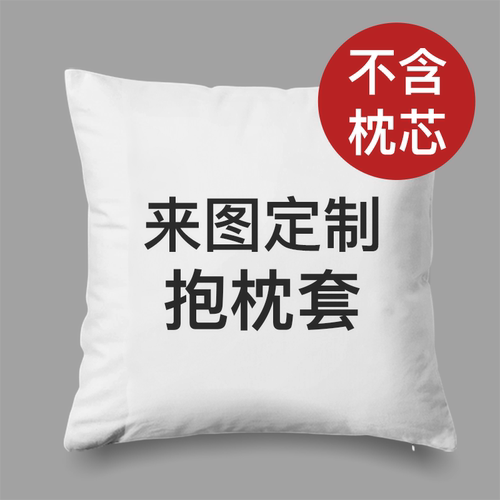 来图定制照片午睡抱枕套