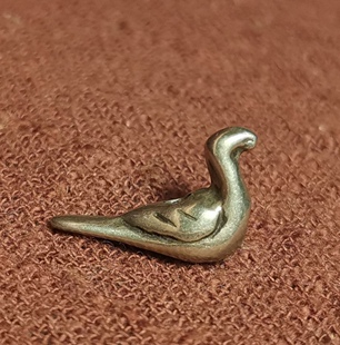 西藏元素白利马铜做旧妙音鸟小尺寸配饰挂件测挂滴溜卡子百搭饰品