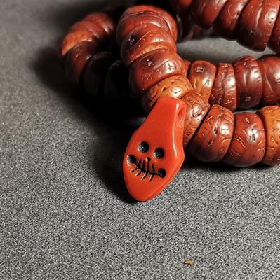 树脂老改料器尸陀林主阿呆卡子侧挂吊坠藏式文玩佛珠手串老料挂件