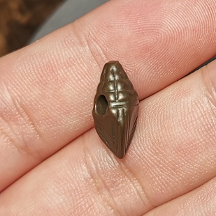 藏传天铁托甲利马铜纯手工魔笛擦擦珠子手串配饰文玩搭配DIY卡子