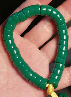 藏式文玩老改树脂料器马蹄佛珠手链手串念珠情侣款佛珠礼品diy