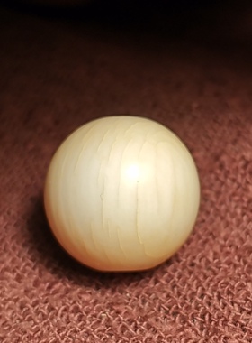 西藏元素13.5mm限量款牙白色果冻料佩珠隔珠多宝手串手链配饰饰品