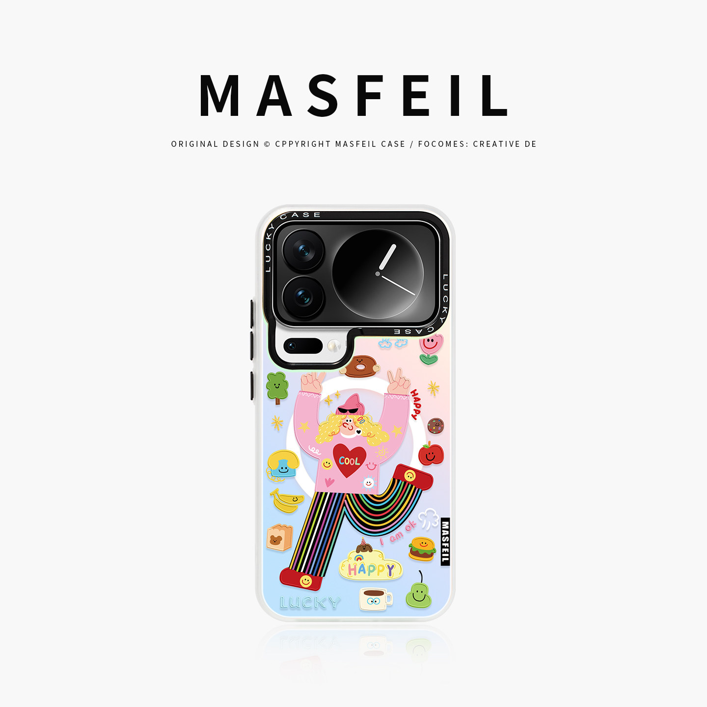 ZHIZHE×快乐定格适用小米17promax手机壳磁吸带支架小米15Ultra套全包14新款13高级感x100Pro可爱好看女