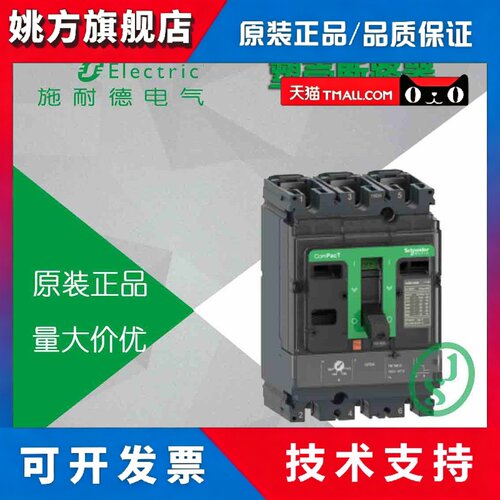 施耐德 NSX160N TMD 125A 3P3D 塑壳断路器 C16N3TM125