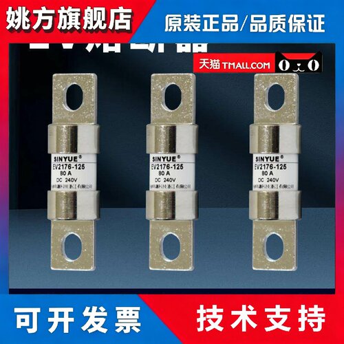 新能源汽车EV熔断器DC240V32A50A63A80A100A125A保险管EV2176-125
