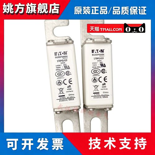 伊顿Bussmann 170M1418 170M1419 125A 160A 690V 700V 对比 鉴别