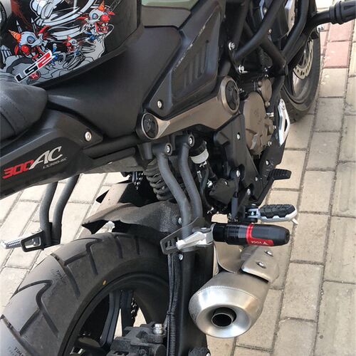 适用于 隆鑫无g极300AC 无极LX500R 改装排气管防摔棒 保护杠 配