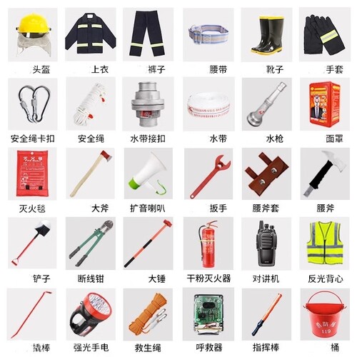 消防器材全套扳手消防锤破拆斧