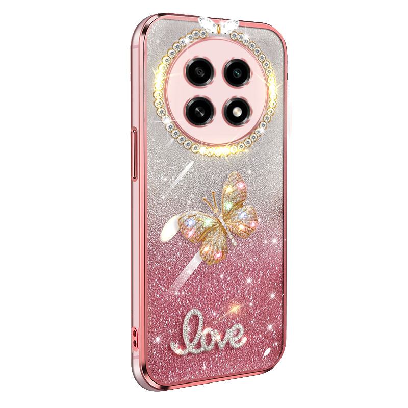 适用OPPOA2Pro手机壳5闪粉蝴蝶
