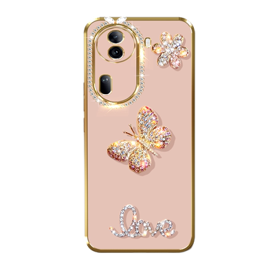 适用OPPOReno11手机壳彩蝶