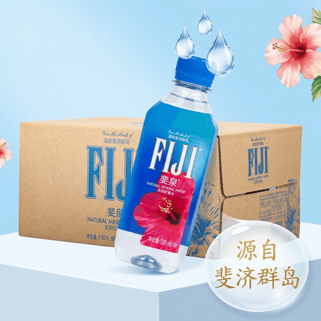 斐济进口天然矿泉水斐泉弱碱性纯饮用天然矿泉水/饮用