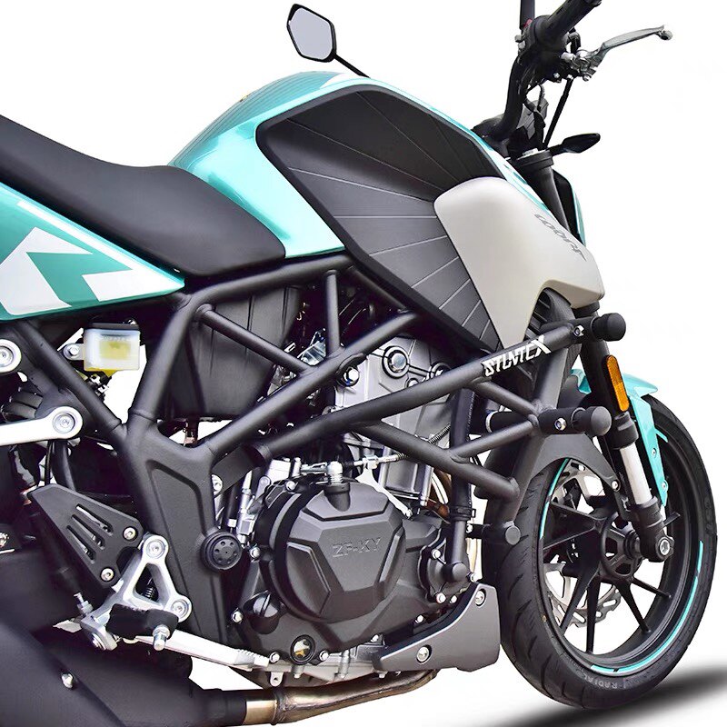 适用凯越321r竞技杠保险杠竞技防摔胶防摔护杠摩托车改装防摔胶