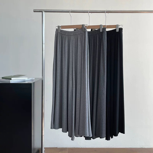 甩甩裤 极简风高腰阔腿裤 长裤 超宽松显瘦垂感大摆休闲裤 女春夏薄款