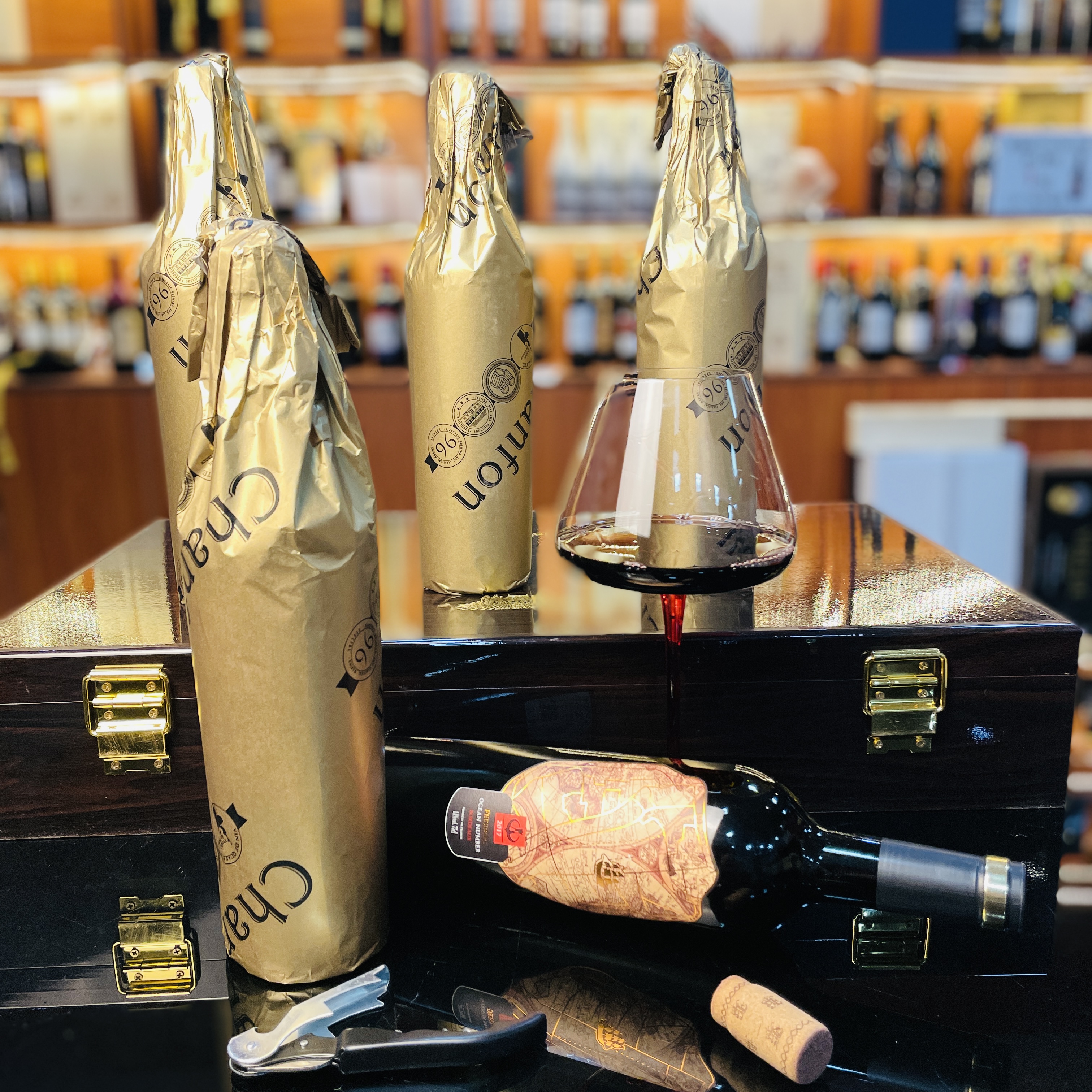 斐思堡龙船远洋号干红葡萄酒法国原瓶进口红酒AOP级6支高档送礼