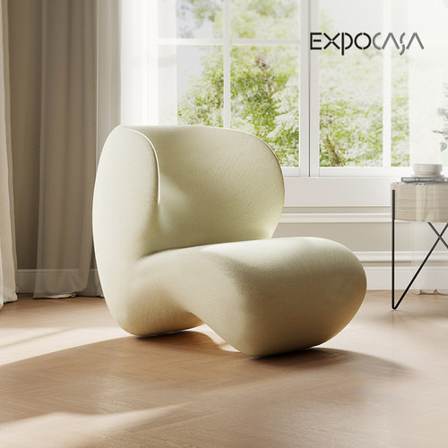 新品 云畅设计师款休闲椅淑女单人沙发潮牌懒人沙发时尚休闲椅