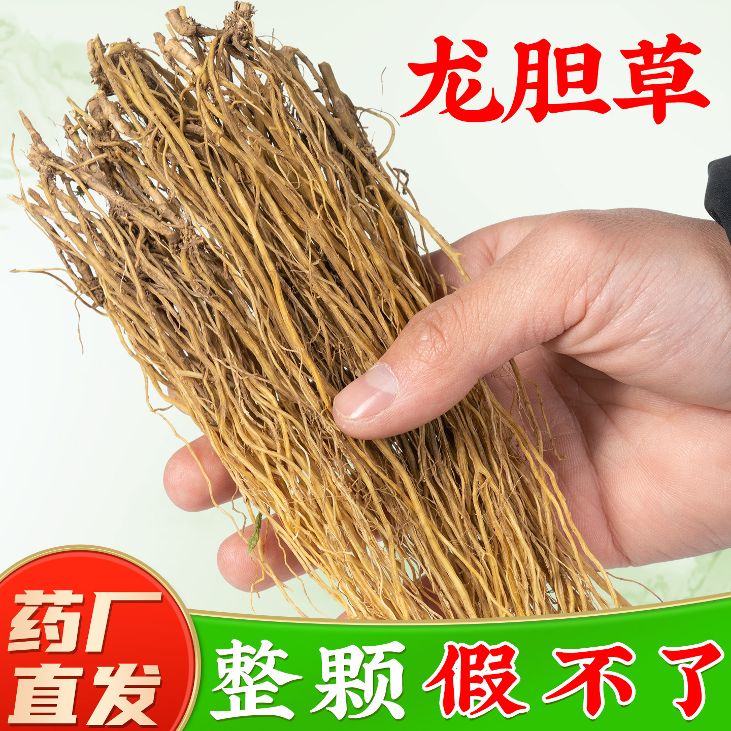 【正宗龙胆草中药材】药厂直销图片