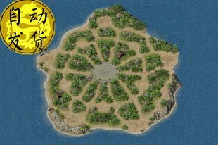 传奇地砖地图素材 荒岛密林 高清地砖 无缝封边