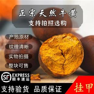 天然牛黄中药材纯正宗牛胆黄牛结石丑宝正品 牛黄1g非管黄支持检测