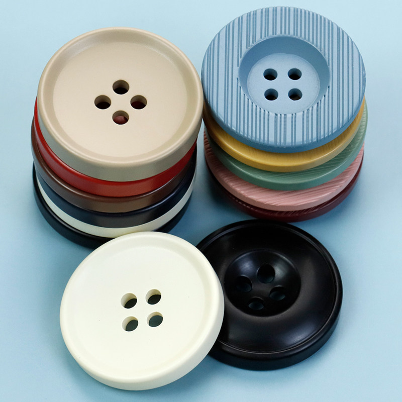 树脂大衣扣子彩色纽扣女毛呢衣服风衣钮扣配件宽边西装裤子装饰,居家布艺,纽扣,淘宝优惠券,粉丝福利购,淘宝优惠卷