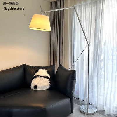 中古落地灯网红摇臂钓鱼灯书房落地台灯客厅卧室床头设计师氛围灯