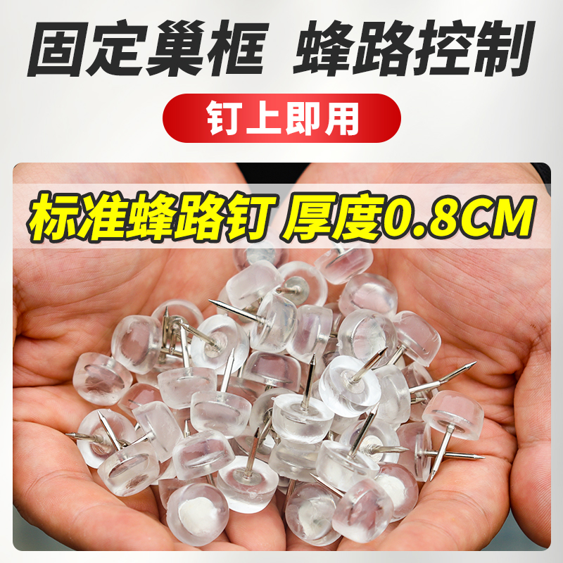 蜂路钉巢框防撞间距固定巢框钉转场缓冲养蜂专用中蜂意蜂