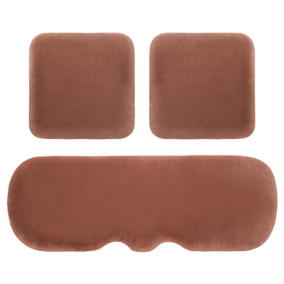 奔驰C200LC260L专用汽车坐垫女冬季天短毛绒三件套单片兔毛座垫套