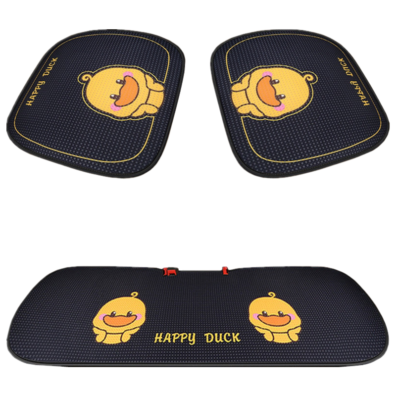 四季款卡通小黄鸭汽车坐垫