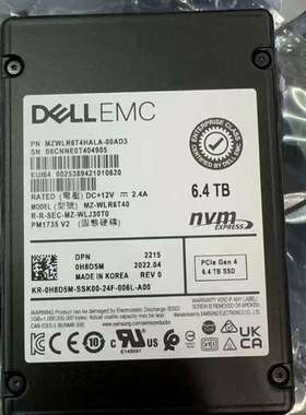议价-全新 戴尔 SSD Dell  PM1735 6.4TB N