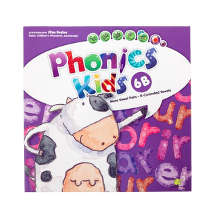 幼儿发音 phonics kids 6B 幼儿自然拼读启蒙台湾东西图书版