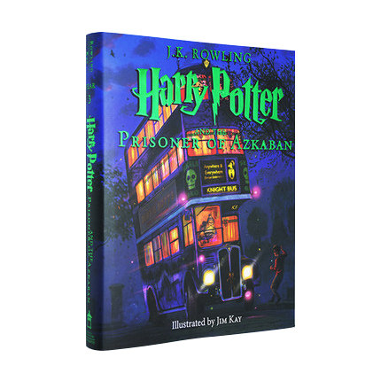 哈利波特阿兹卡班的囚徒 全彩插画版 Harry Potter and the Prisoner of Azkaban  哈利波特英文版 哈利波特英文原版