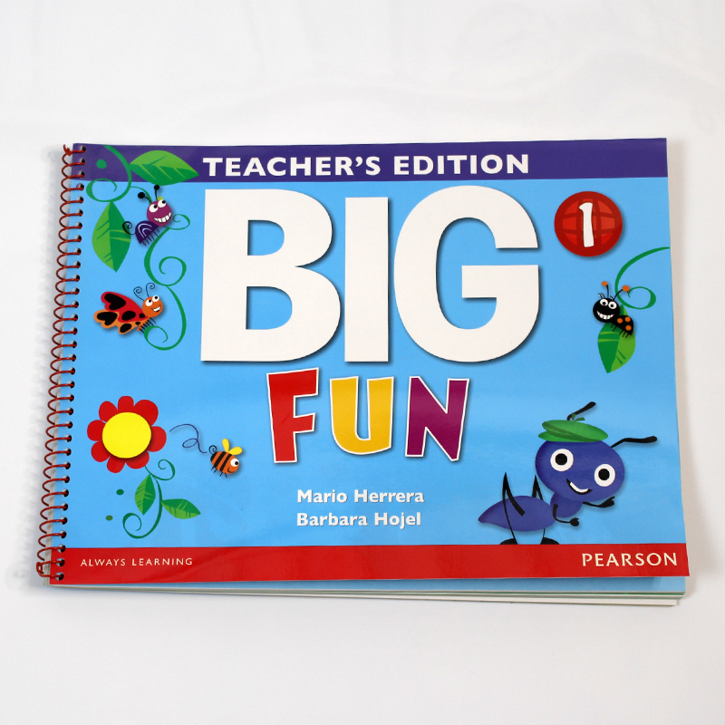 老版big fun 1-3级别家长辅导指南培生朗文原版进口幼儿英语启蒙美语美式发音