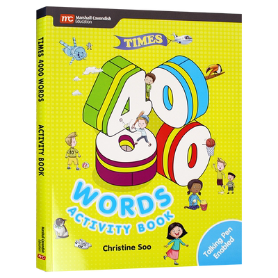 进口英文原版 4000词配套练习册Times 4000 Words Activity Book