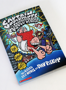 7~10岁 内裤超人和紫衣人的荒诞困境 Captain Underpants And the Preposterous Plight of the Purple Potty People 英文原版
