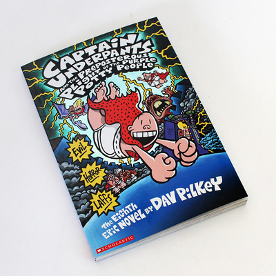 7~10岁 内裤超人和紫衣人的荒诞困境 Captain Underpants And the Preposterous Plight of the Purple Potty People 英文原版